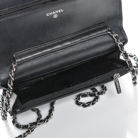 chanel calfskin wallet on chain|chanel wallet.